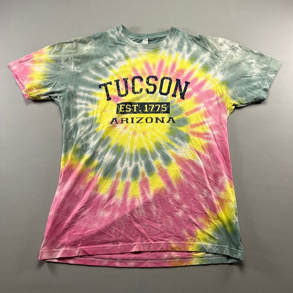 Next Level Apparel T Shirt Mens Large Multicolor Tie Dye Cotton Tucson Arizona